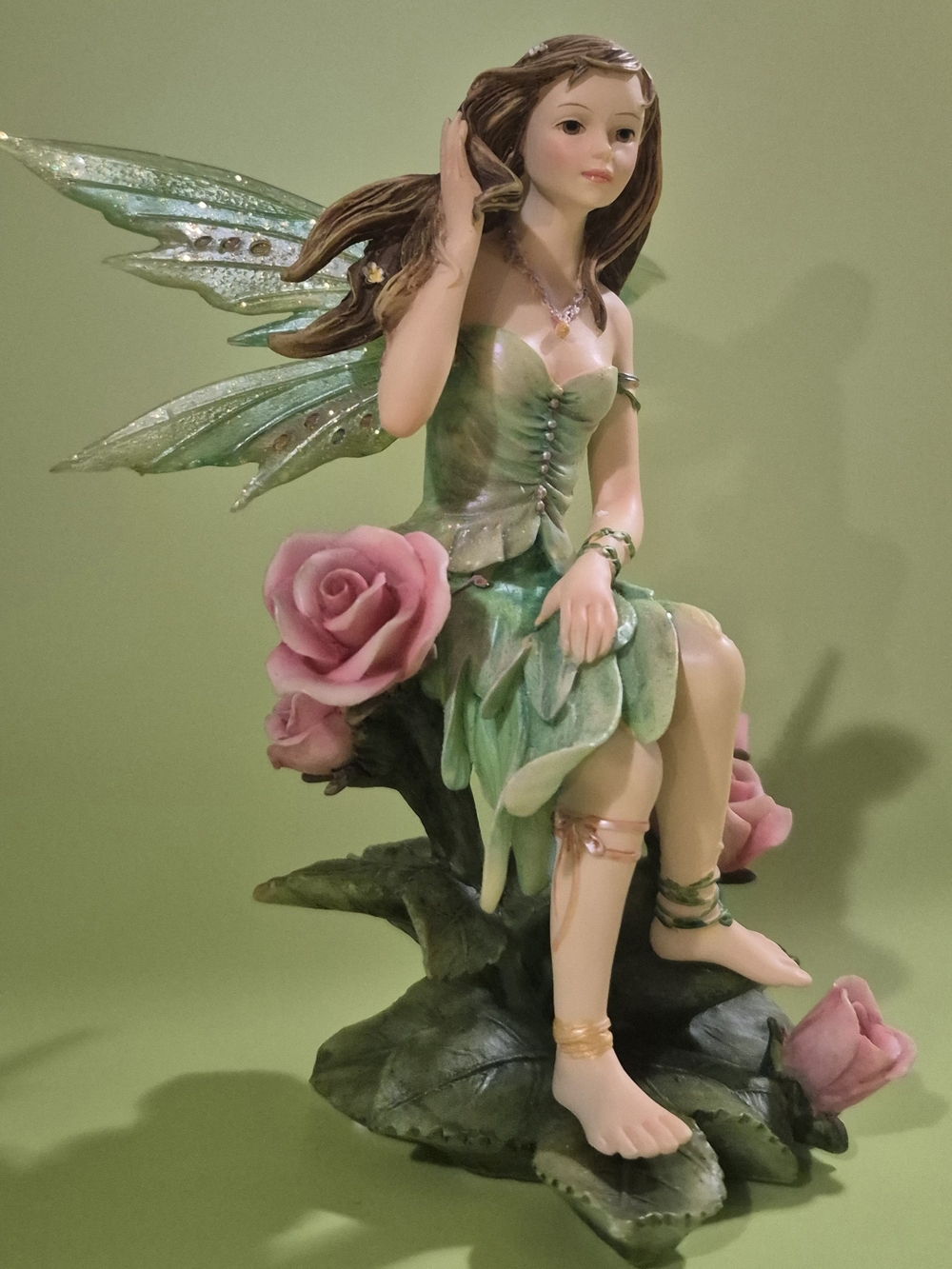 Vintage  2003 Faerie Glen "Rosawind" Woodland Fairy Figurine
